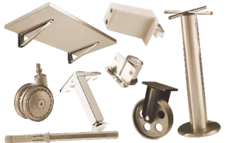 Piedini, reggimensola e ruote