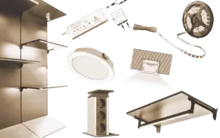 Prodotti per elettrificazione e illuminazione dei mobili