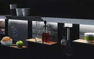 "Linero Mosaiq" - Accessorio sottopensile con LED